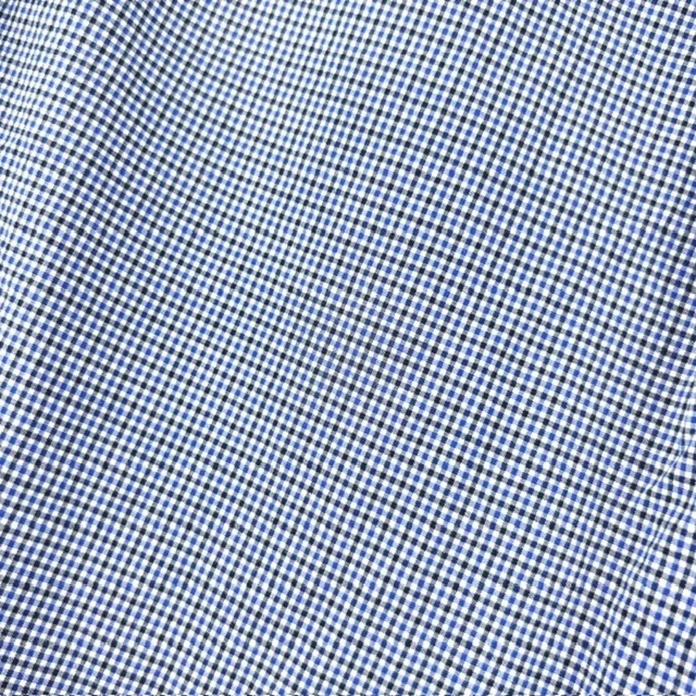 Ralph Lauren Boys Blue Gingham Micro Check Button Down Shirt Size L 14-16
